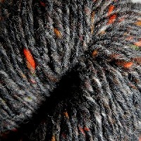 ARAN TWEED-BLACK